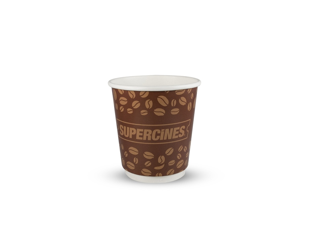 Vaso Bebida Caliente Doble Pared 9 Oz Supercines