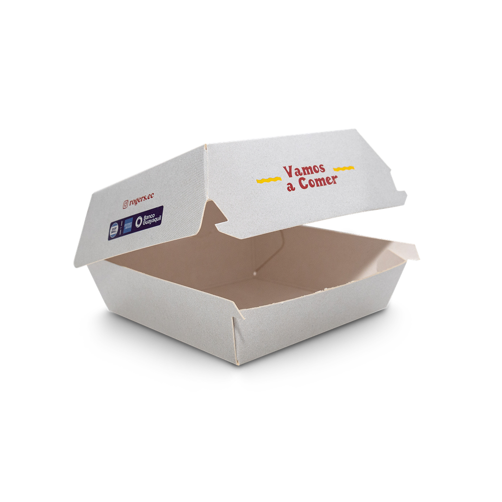 Caja De Hamburguesa Rogers