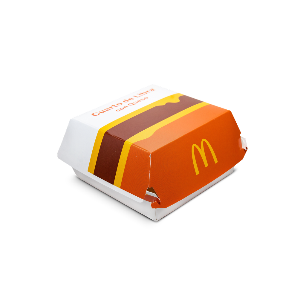 Caja 1/4 de Libra Con Queso McDonald's