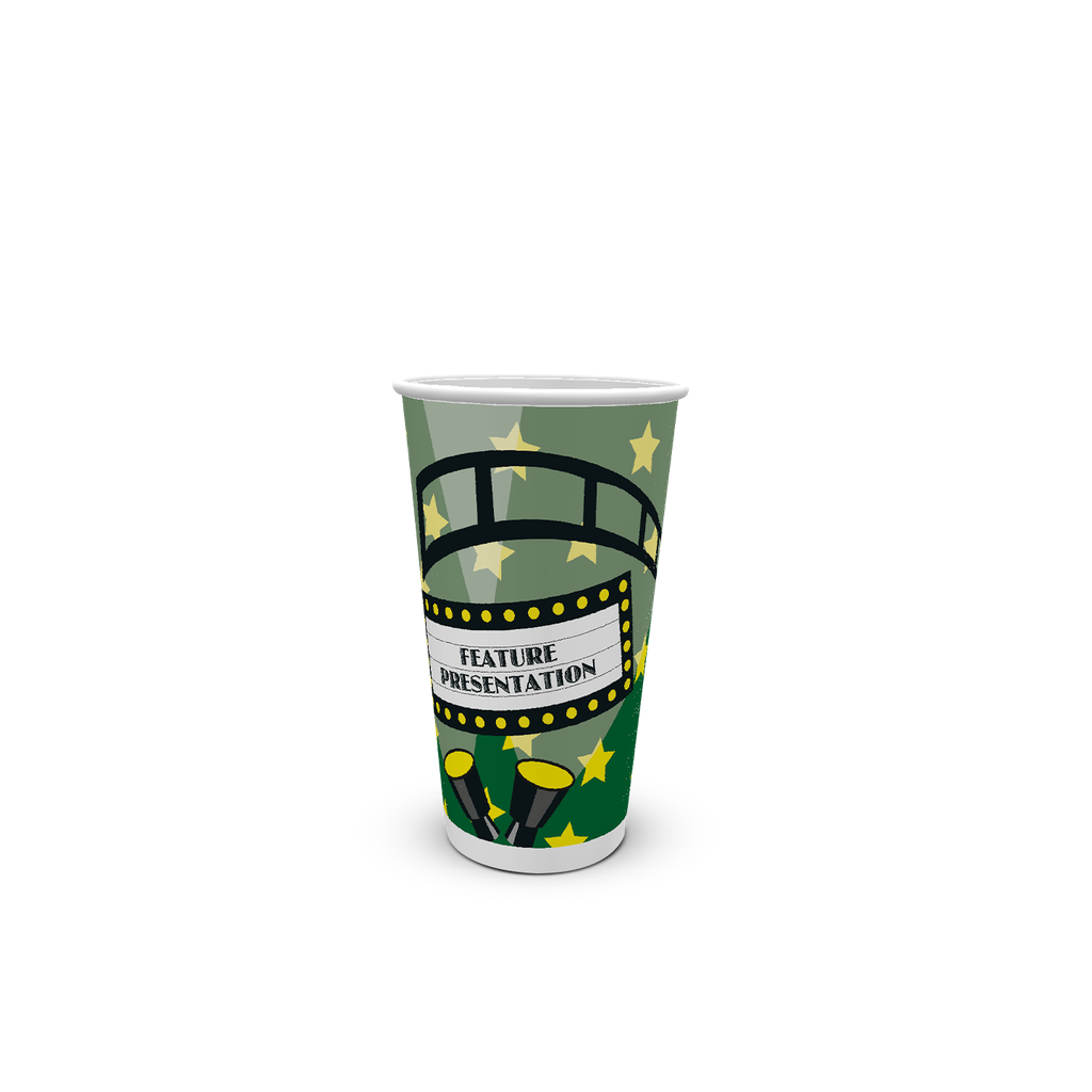 VASO BEBIDA FRÍA 22 OZ CINEMA GENERICO