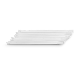 Sorbete De Papel 8 mm X 19,7 cm Blanco Con Envoltorio
