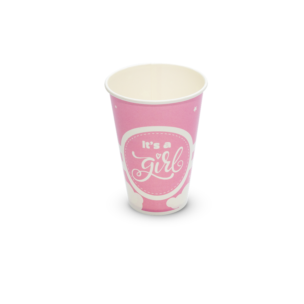Vaso Bebida Fría 7.25 oz - It's a Girl