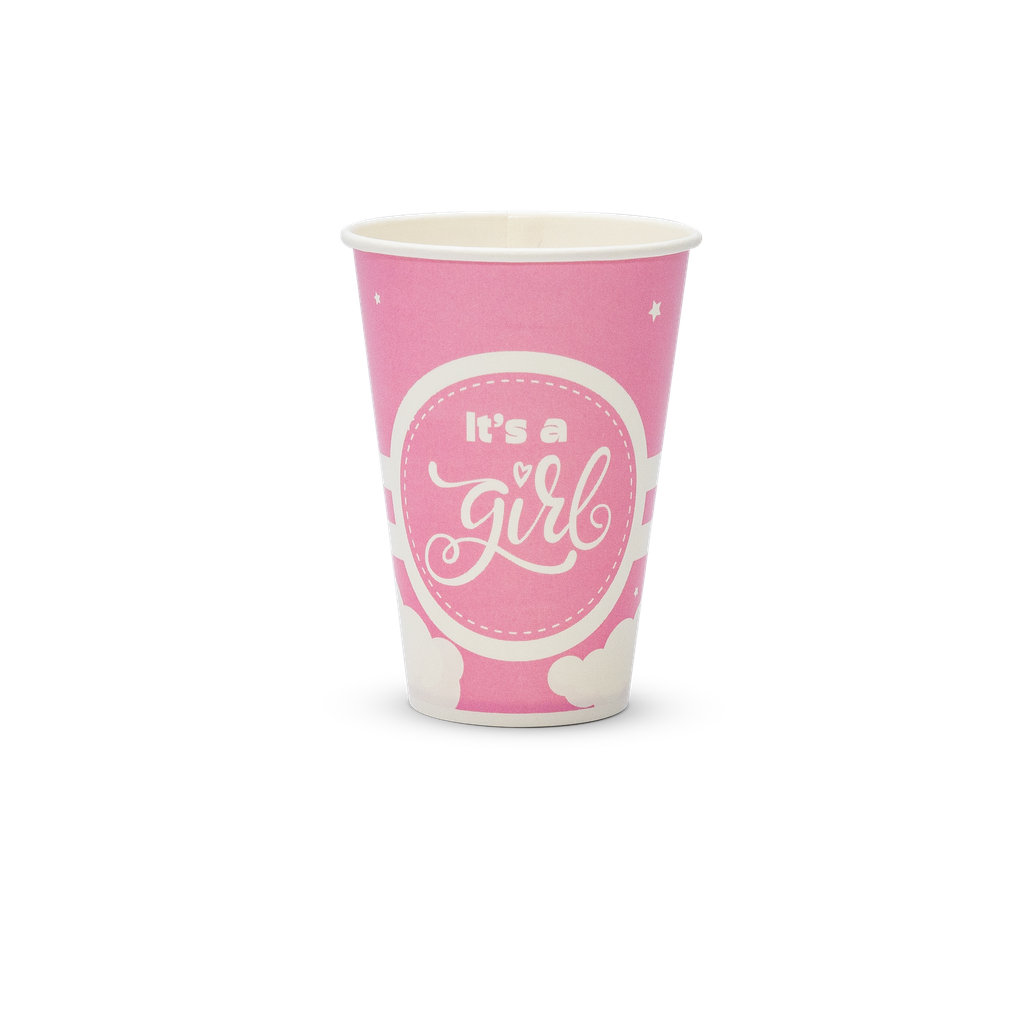 Vaso Bebida Fría 7.25 oz - It's a Girl