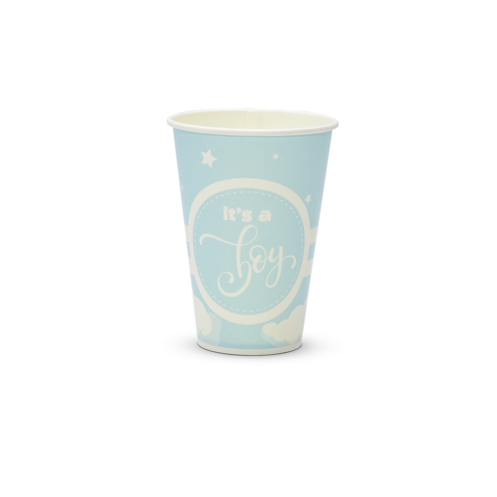 Paper cup cold drink 7.25 Oz - It's a Boy
