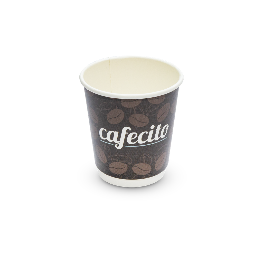 Vaso Bebida Caliente Doble Pared 9 oz Coffe