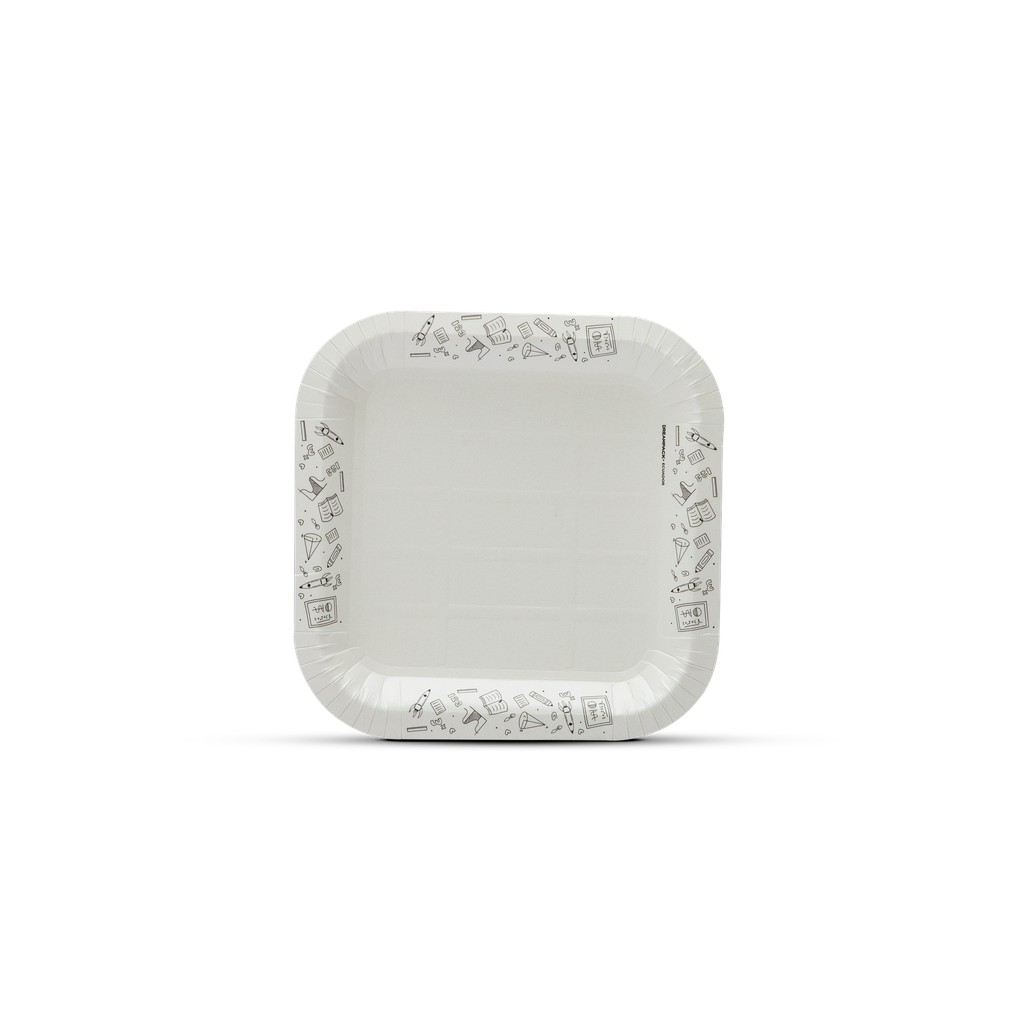 Paper plate 6 in -  School Kids