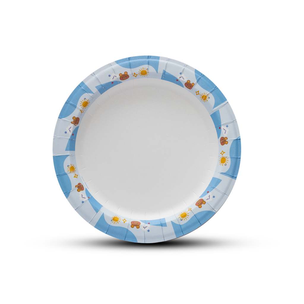 Paper plate 9 in - Party Kids