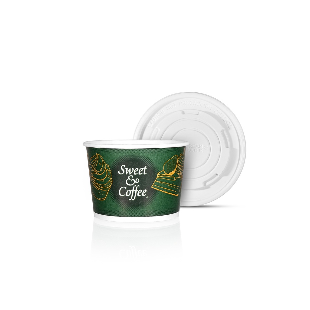Tarrina + Tapa 8 oz Sweet &amp; Coffee