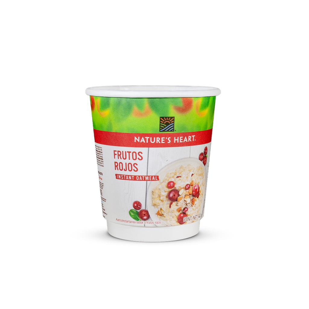 Hot Drinks Double Wall 9 Oz Nature'S Heart Avena Red Fruits 40G