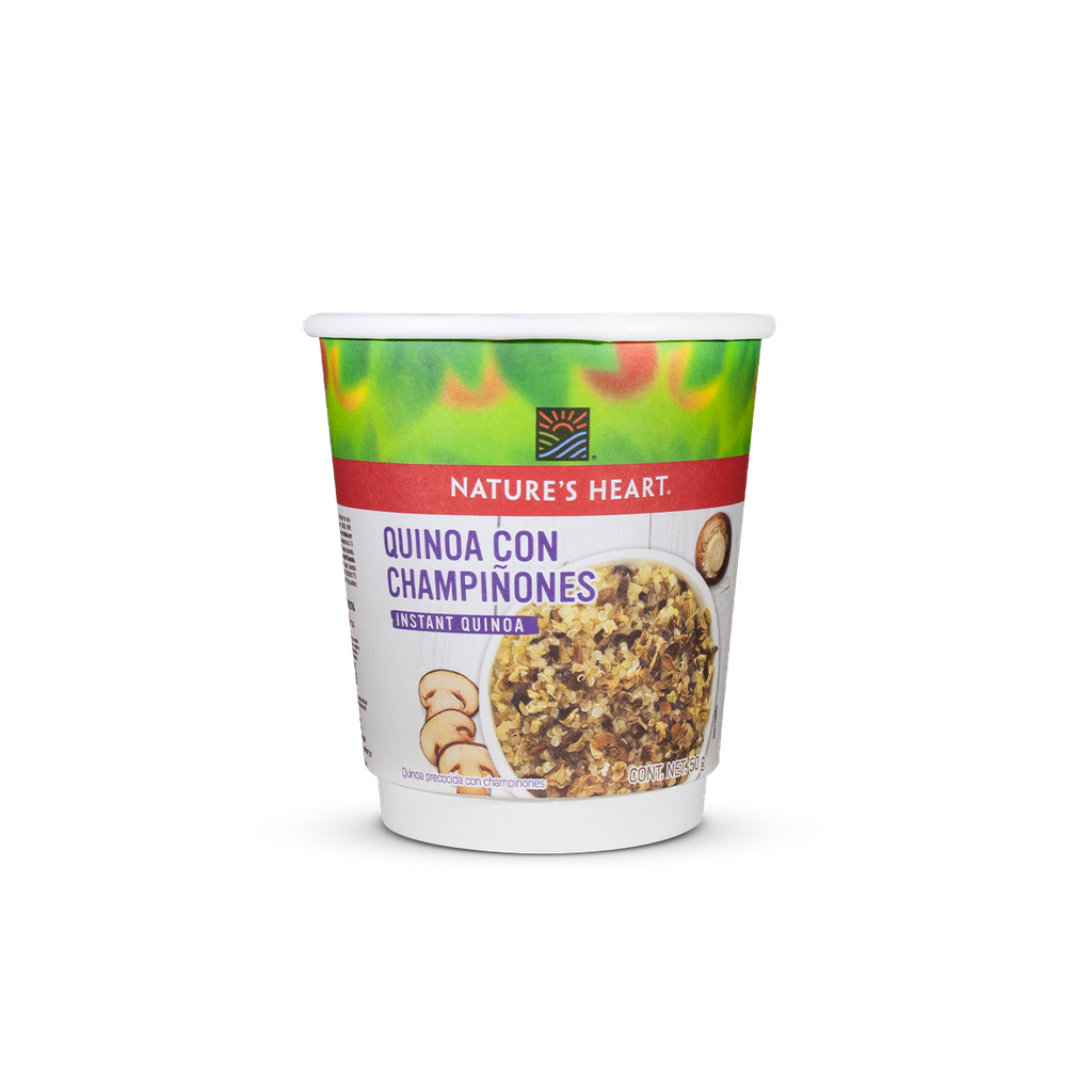 Vaso Doble Pared 9 Oz - Nature's Heart Quinua Champinones 40g