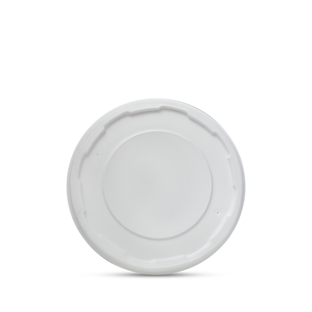 Tapa Plástica Mini Buckets 44 Oz Blanca (Im)