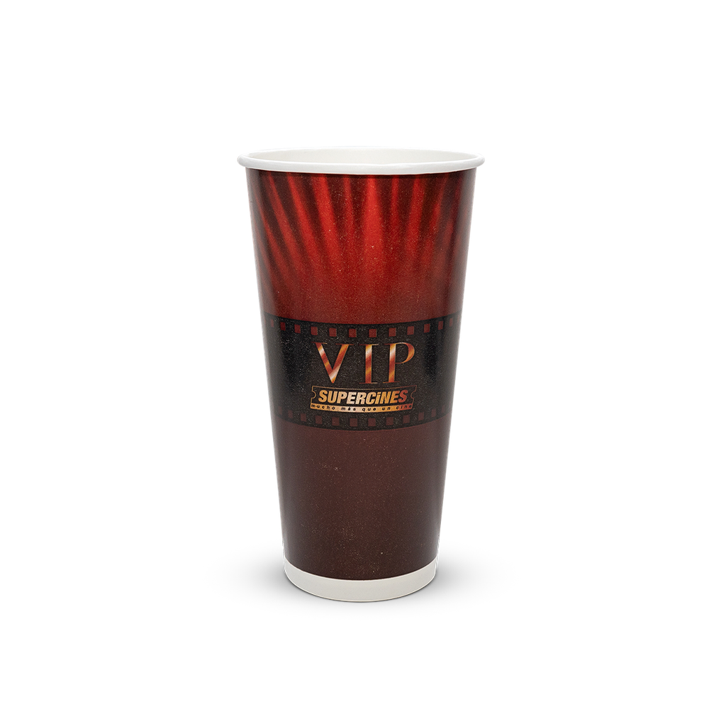 Vaso Bebida Fría 22 Oz Supercines Vip