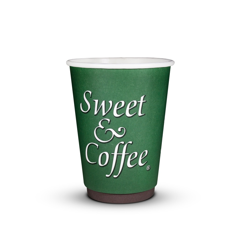 Vaso Bebida Caliente Doble Pared 12 oz Sweet and Coffee - Arte 2023