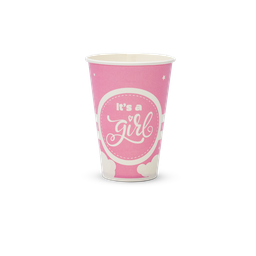 Paper cup cold drink 7.25 oz - It's a Girl