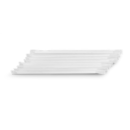 Paper straw white wrapped - 0.31" x 7.75"