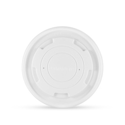 Tapa Plástica Tarrina 32 Oz Blanca Con Perforación (IM)